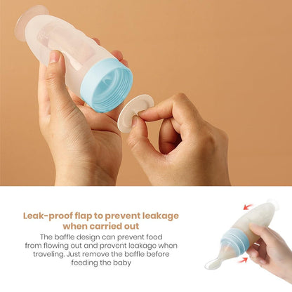 Baby Food Squeeze Feeder Spoon